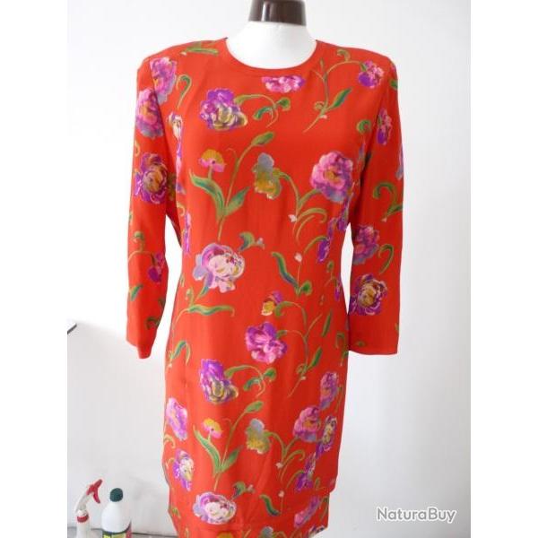 Robe d't Soie BON GENIE Vintage T42