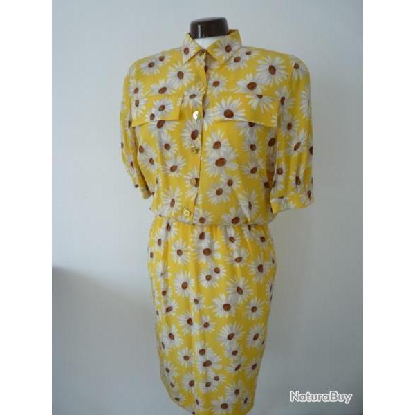 Robe d't Soie HANS ERRAS vintage T36