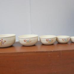 Série de coupes en faïence cuisine décoration céramique