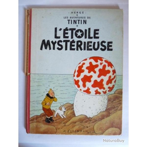 BD Tintin L'toile Mystrieuse B30 1961