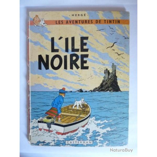 BD Tintin L'Ile Noire B36 1966