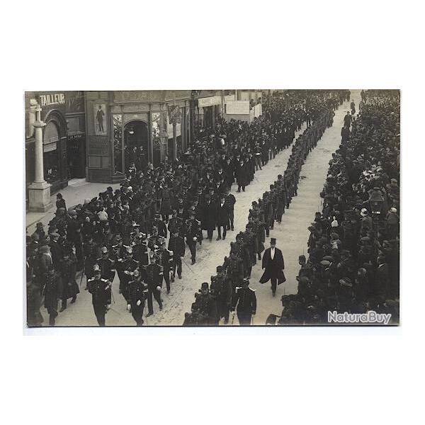 Carte postale Hrault 34 Montpellier Dfil funraire rue de la Loge