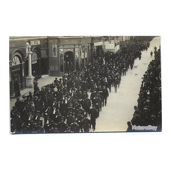 Carte postale Hrault 34 Montpellier Dfil funraire rue de la Loge