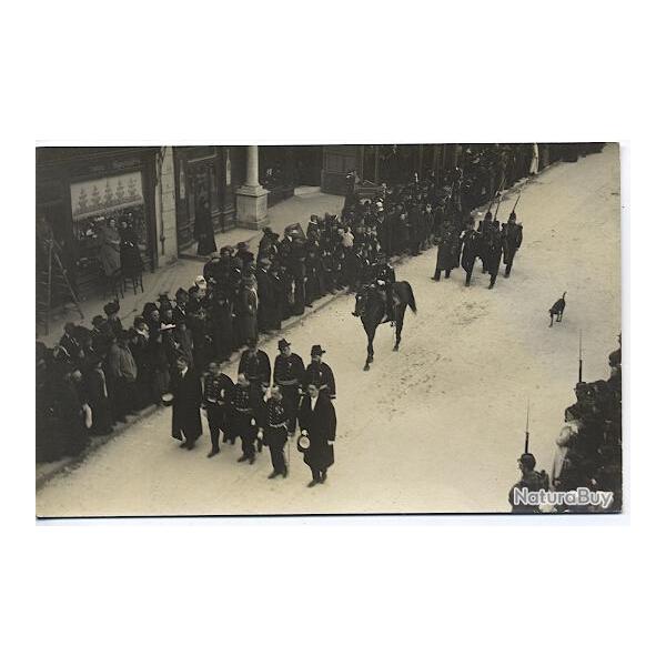 Carte postale Hrault 34 Montpellier Dfil funraire rue de la Loge