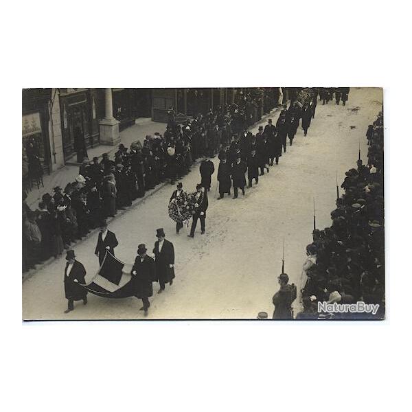 Carte postale Hrault 34 Montpellier Dfil funraire rue de la Loge