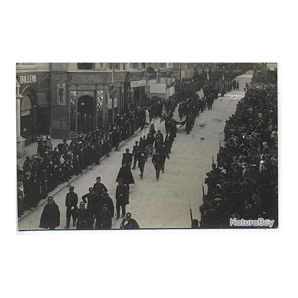 Carte postale Hrault 34 Montpellier Dfil funraire rue de la Loge