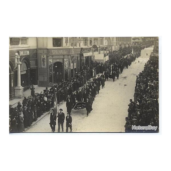 Carte postale Hrault 34 Montpellier Dfil funraire rue de la Loge