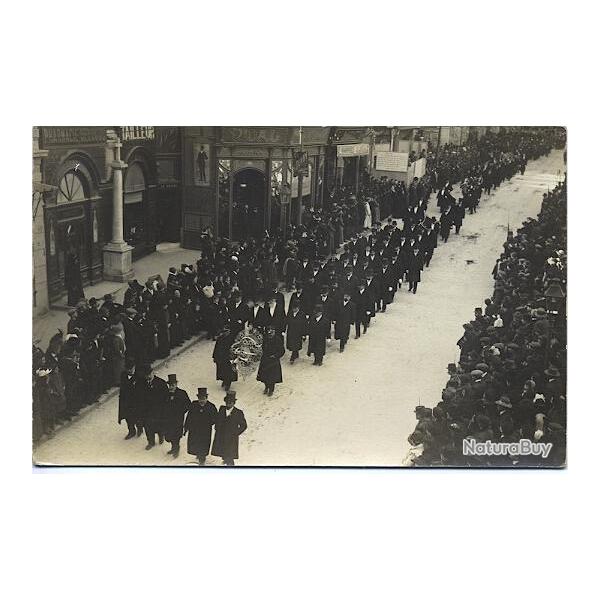 Carte postale Hrault 34 Montpellier Dfil funraire rue de la Loge