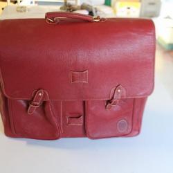 Sac de voyage Trussardi cuir rouge
