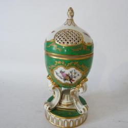 Pot-pourri porcelaine XIXe siècle