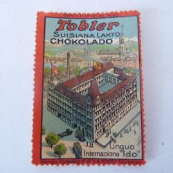 Vignette Chocolat Tobler Suisse