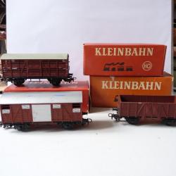 Lot Trois Wagons Kleinbahn