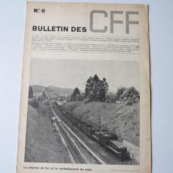 Bulletin Des CFF N°6 Juin 1942 Magazine Train miniature