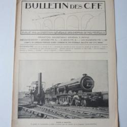 Bulletin Des CFF N°7 Juillet 1925 Magazine Train miniature