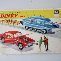 Catalogue N°4 +prix 1968 véhicules DINKY TOYS