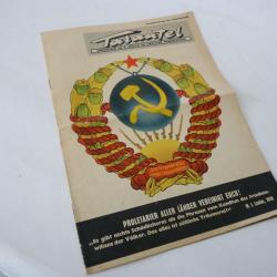 Journal Tarantel 40e anniversaire de la Révolution soviétique