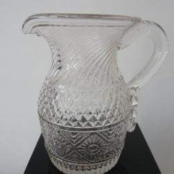 Pichet à crème verre XIXe siècle