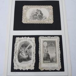 Trois anciennes images religieuses