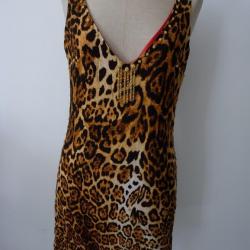 Robe de soirée Haute Couture TSAR pièce unique Léopard