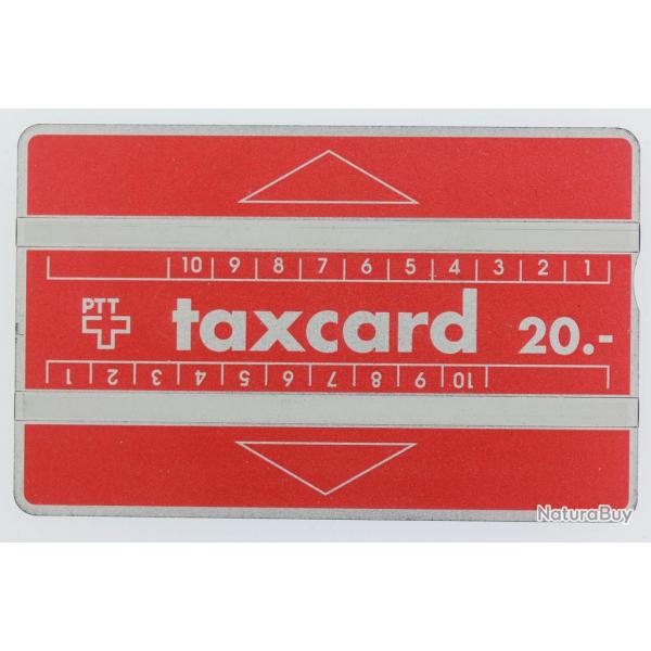 Tlcarte L&G Taxcard 20 PTT 108A Suisse 1991