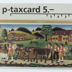 Télécarte L&G dummy Crestley Collection Alpaufzug W. Keller Suisse