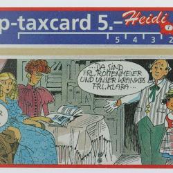 Télécarte L&G dummy Heidi n°7 Suisse