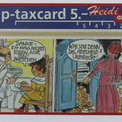 Télécarte L&G dummy Heidi n°10 Suisse