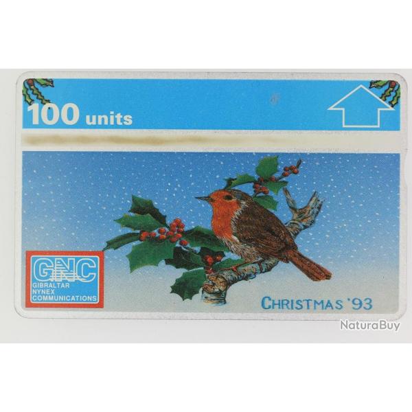 Tlcarte L&G dummy Christmas 1993 Gibraltar