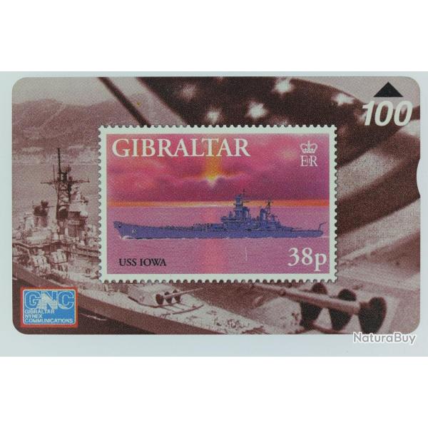 Tlcarte L&G dummy Warships 1997 USS Iowa Gibraltar