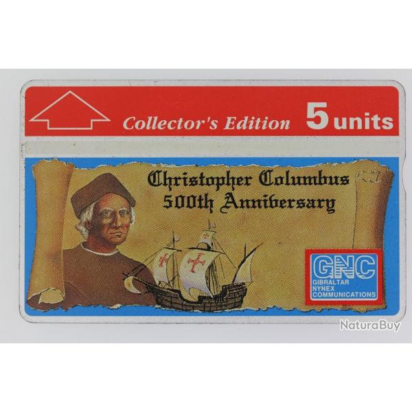 Tlcarte L&G dummy Columbus Anniversary Collector's Edition Gibraltar