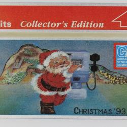 Télécarte L&G dummy Christmas 1993 Collector's Edition Gibraltar