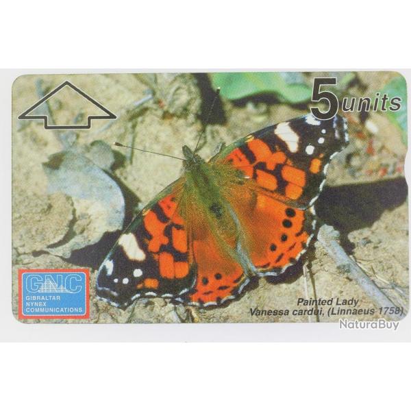 Tlcarte L&G dummy Butterflies Painted Lady Gibraltar