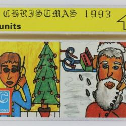 Télécarte L&G dummy Christmas 1993 Gibraltar