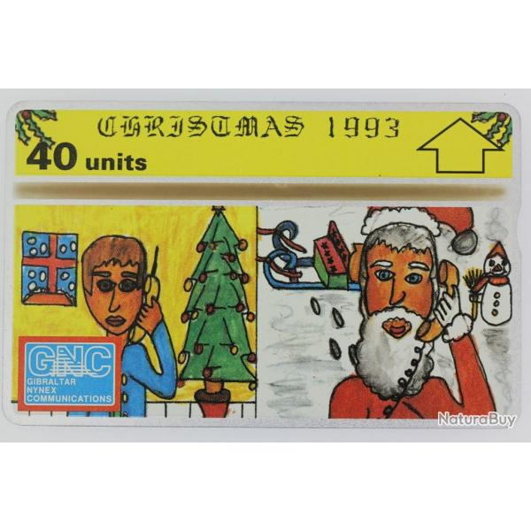 Tlcarte L&G dummy Christmas 1993 Gibraltar