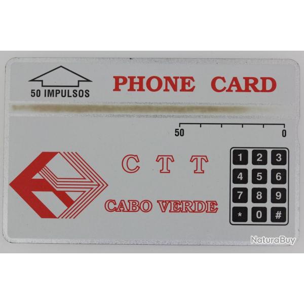 Tlcarte L&G dummy CTT Cabo Verde 50 Impulsos Cap Vert