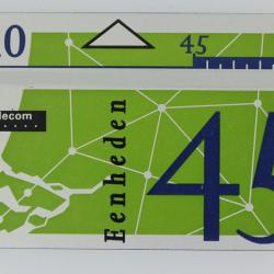 Télécarte L&G dummy Network thin card White back 45 eenheden Pays-Bas