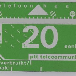 Télécarte L&G dummy Centraal Beheer 20 eenheden Pays-Bas