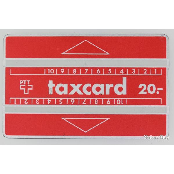Tlcarte L&G Taxcard 20 PTT Suisse 909A