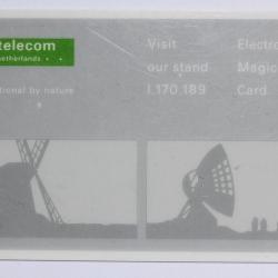 Télécarte magnétique PTT Telecom Contest Geneve Pays-Bas 1991