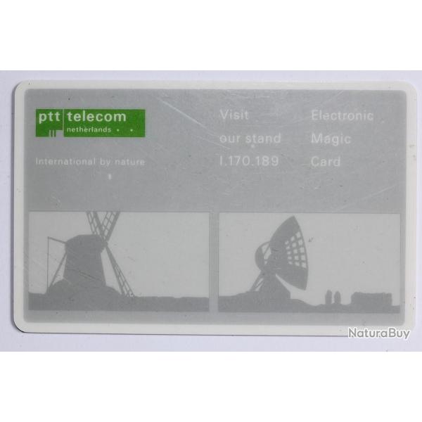 Tlcarte magntique PTT Telecom Contest Geneve Pays-Bas 1991