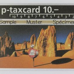 Télécarte L&G dummy Helvetia assicurazione vacanze e viaggi Suisse 1994