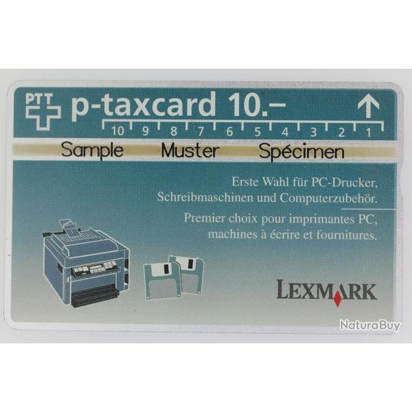 Tlcarte L&G dummy Lexmark AG Suisse 1994