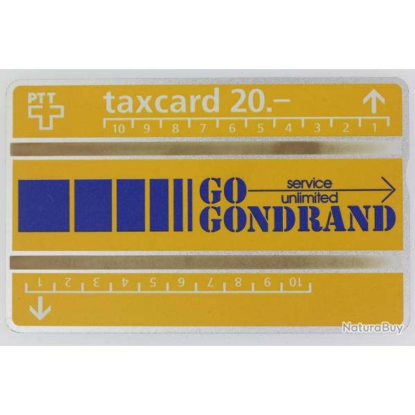 Tlcarte L&G dummy Gondrand Suisse 1992