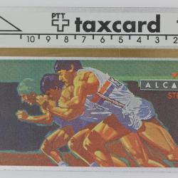 Télécarte L&G dummy Alcatel Olympiade Suisse 1991