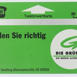 Télécarte L&G dummy Die Grünen Autriche