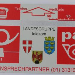 Télécarte L&G dummy Pat Landesgruppe Telekom Autriche