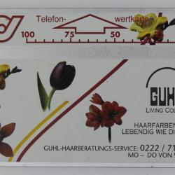 Télécarte L&G dummy Guhl Living colors Autriche