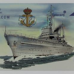 Télécarte L&G dummy Navire Kamina AP907 Belgique