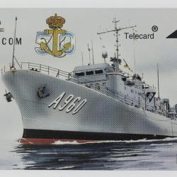 Télécarte L&G dummy Navire Godetia A960 Belgique