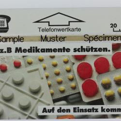 Télécarte L&G dummy PVC Medikamente schützen Autriche